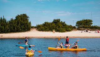 Kayak dans les gorges de l'Hérault