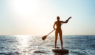 Mer, plage et paddle